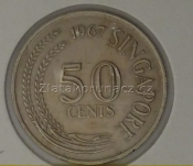 Singapur - 50 cents 1967