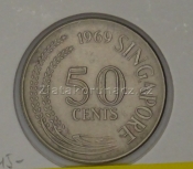 Singapur - 50 cents 1969
