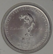Somálsko - 10 schillings 2000 tygr