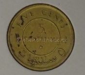 Somálsko - 5  centesimi 1967