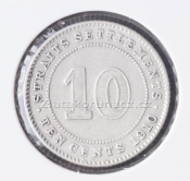 Straits Settlements - 10 cents 1910