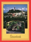 Štramberk - Panorama s hradem, jeskyně Šipka