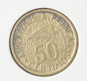 Svatý Tomáš a Princův ostrov - 50 centimos 1977