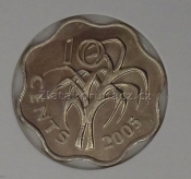 Svazijsko - 10 cents 2005