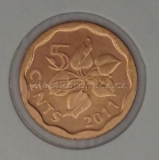 Svazijsko - 5 cents 2011