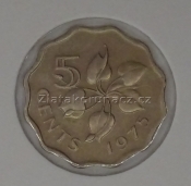 Svazijsko - 5 cents 1975
