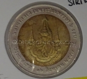Thajsko - 10 Baht 2004 (2547) královna Sirikit